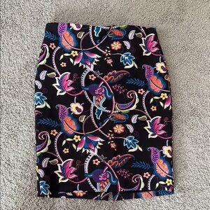 Philosophy Pink and Blue Mini Pencil Skirt